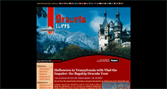 Desktop Screenshot of dracula-tour.com